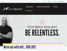 Tablet Screenshot of jeffhalevy.com